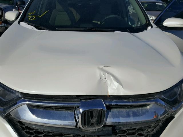 2HKRW2H82HH603090 - 2017 HONDA CR-V EXL WHITE photo 7