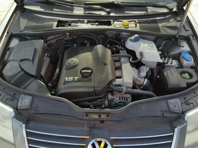 WVWPD63B54E188302 - 2004 VOLKSWAGEN PASSAT GLS GRAY photo 7