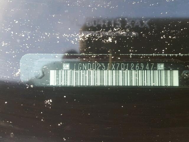 1GNDU231X7D126947 - 2007 CHEVROLET UPLANDER L 勃艮第红 照片 10