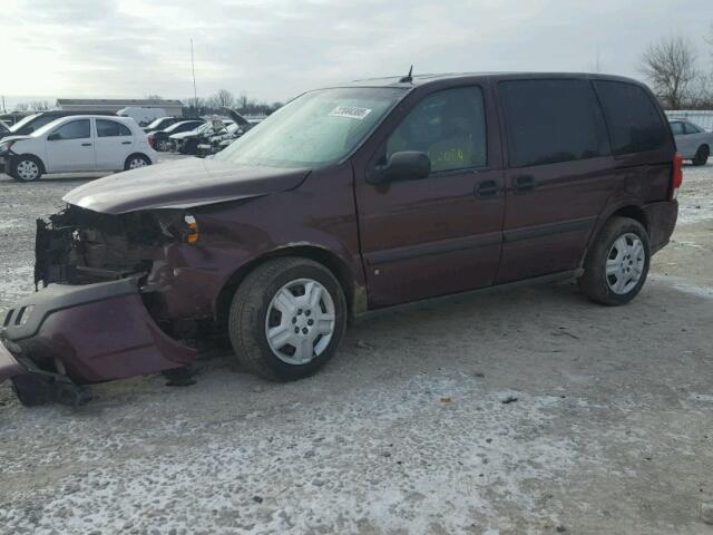 1GNDU231X7D126947 - 2007 CHEVROLET UPLANDER L 勃艮第红 照片 2