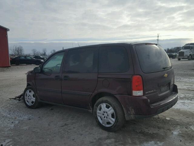 1GNDU231X7D126947 - 2007 CHEVROLET UPLANDER L 勃艮第红 照片 3