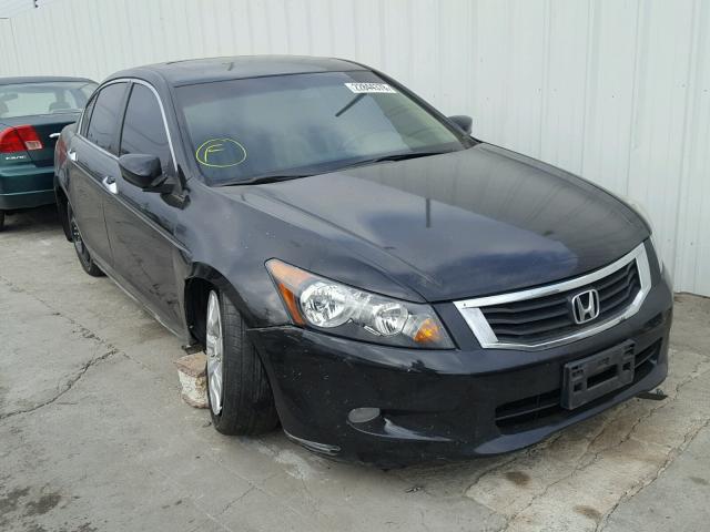 1HGCP36858A086629 - 2008 HONDA ACCORD EXL BLACK photo 1