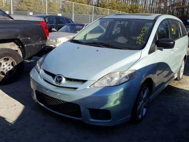 JM1CR293560121580 - 2006 MAZDA 5 GREEN photo 2