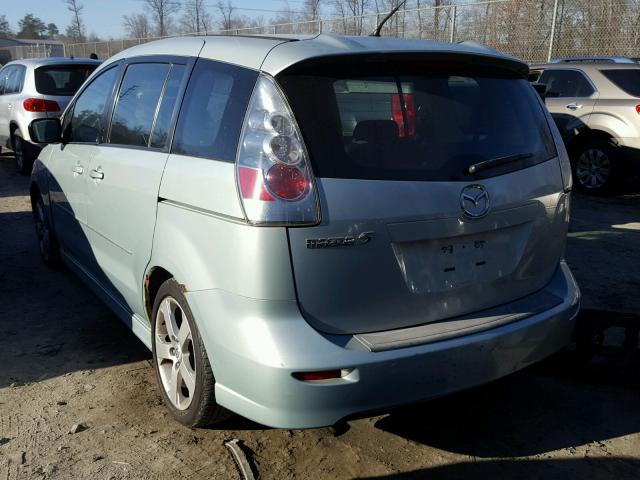 JM1CR293560121580 - 2006 MAZDA 5 GREEN photo 3