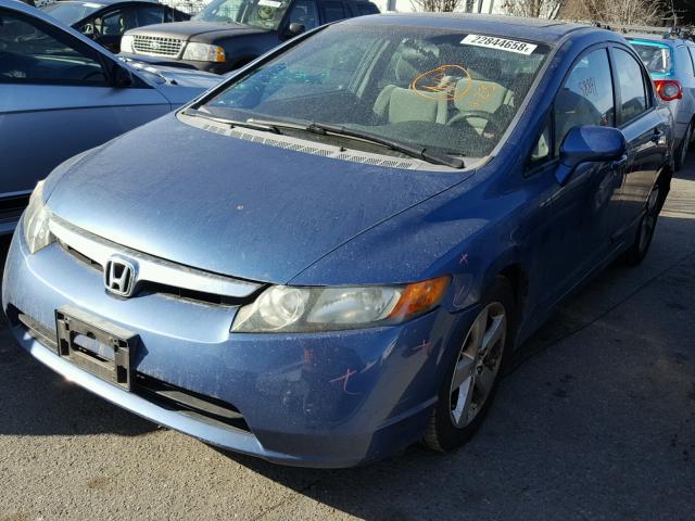 1HGFA16847L096932 - 2007 HONDA CIVIC EX 蓝色 照片 2