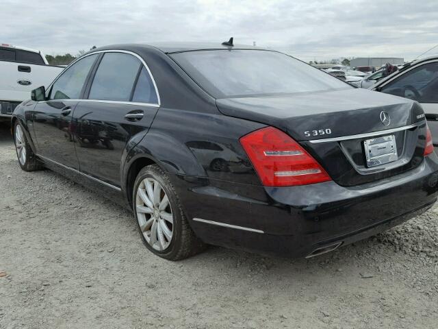 WDDNG8DB7CA423352 - 2012 MERCEDES-BENZ S 350 BLUE BLACK photo 3