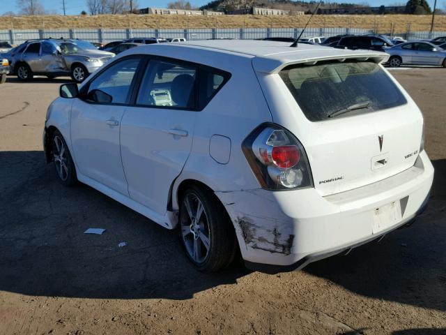 5Y2SR6E06AZ420143 - 2010 PONTIAC VIBE GT WHITE photo 3