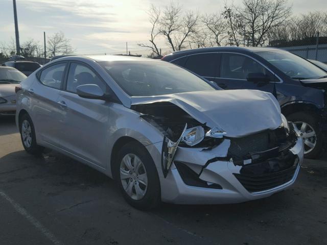 5NPDH4AE3GH731577 - 2016 HYUNDAI ELANTRA SE SILVER photo 1