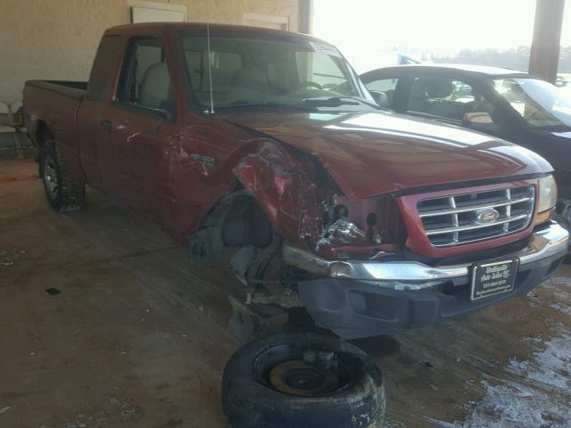 1FTYR44U02PA64062 - 2002 FORD RANGER SUP RED photo 1