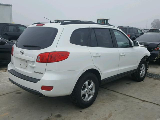 5NMSG13D88H226761 - 2008 HYUNDAI SANTA FE G WHITE photo 4