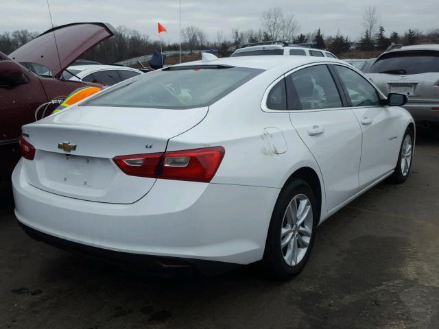 1G1ZE5ST1HF130867 - 2017 CHEVROLET MALIBU LT WHITE photo 4