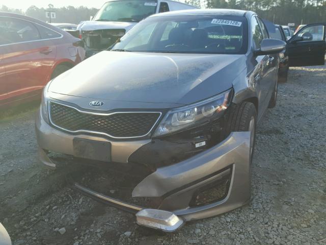 5XXGM4A79FG463798 - 2015 KIA OPTIMA LX GRAY photo 9