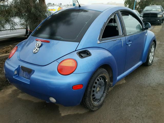 3VWCC21C9YM450891 - 2000 VOLKSWAGEN NEW BEETLE BLUE photo 4