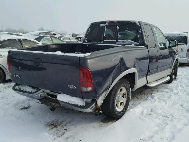 1FTRX17L5XNA64377 - 1999 FORD F150 BLUE photo 4