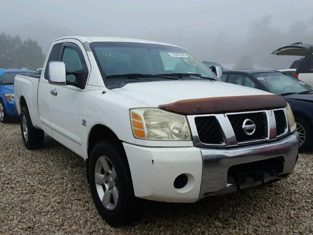 1N6AA06AX4N514459 - 2004 NISSAN TITAN XE WHITE photo 1