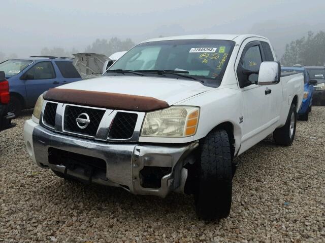 1N6AA06AX4N514459 - 2004 NISSAN TITAN XE WHITE photo 2