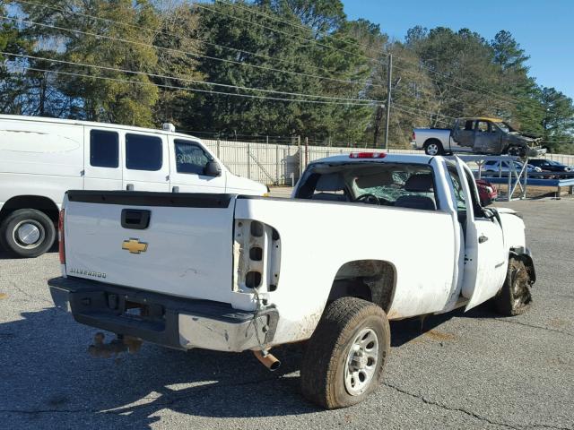 1GCEC14C97Z540590 - 2007 CHEVROLET SILVERADO WHITE photo 4