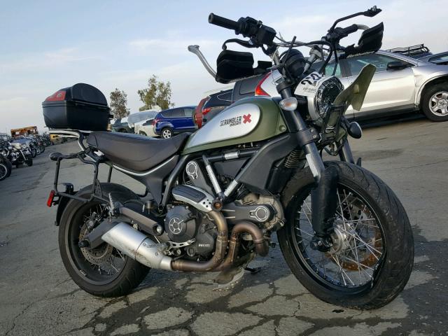 ML015ANM7GT008810 - 2016 DUCATI SCRAMBLER GREEN photo 1