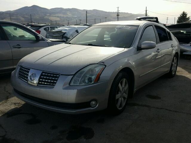 1N4BA41E84C809621 - 2004 NISSAN MAXIMA SE SILVER photo 2