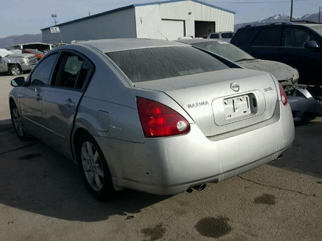 1N4BA41E84C809621 - 2004 NISSAN MAXIMA SE SILVER photo 3