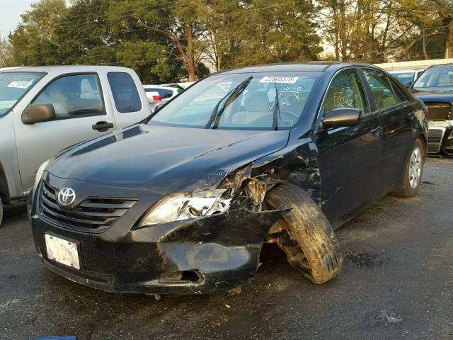 4T1BE46K39U912780 - 2009 TOYOTA CAMRY BASE BLACK photo 2