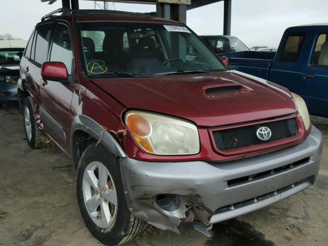 JTEGD20V050080817 - 2005 TOYOTA RAV4 RED photo 1