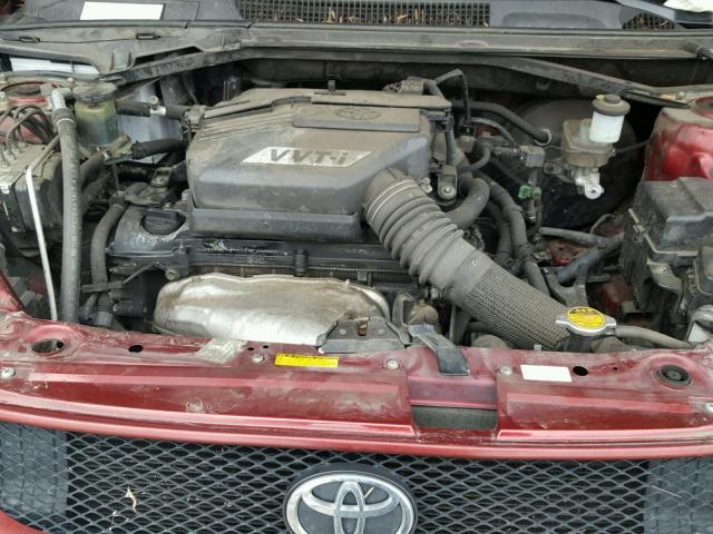 JTEGD20V050080817 - 2005 TOYOTA RAV4 RED photo 7