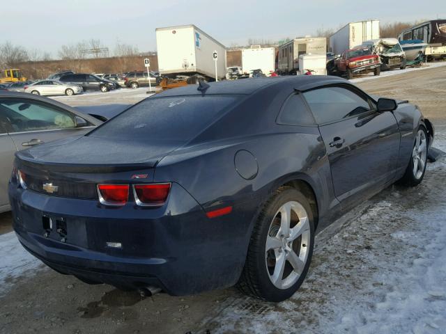 2G1FC1E35D9233872 - 2013 CHEVROLET CAMARO LT BLACK photo 4