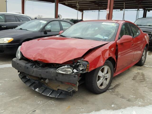 2G2WP552361273934 - 2006 PONTIAC GRAND PRIX RED photo 2