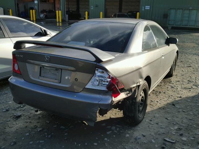 1HGEM22004L050678 - 2004 HONDA CIVIC EX GRAY photo 4