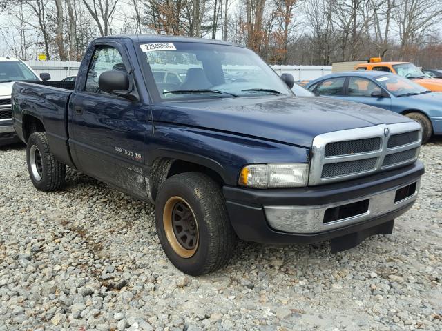 1B7HC16X51S249274 - 2001 DODGE RAM 1500 BLUE photo 1