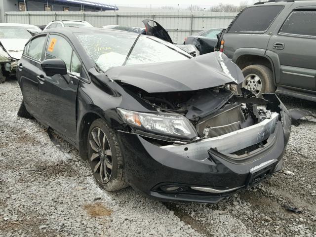 2HGFB2F92FH550313 - 2015 HONDA CIVIC EXL BLACK photo 1