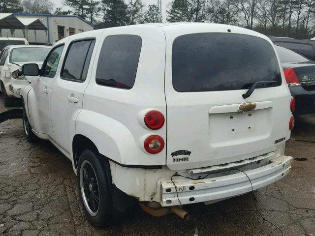3GNCA13B79S631418 - 2009 CHEVROLET HHR LS WHITE photo 3