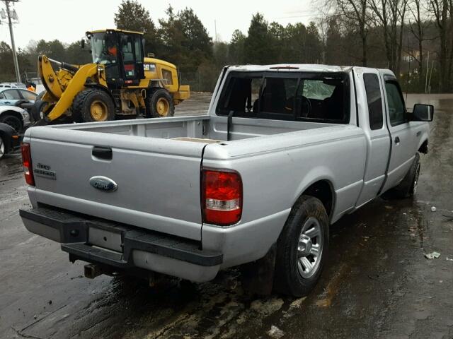 1FTYR44E87PA64164 - 2007 FORD RANGER SUP SILVER photo 4