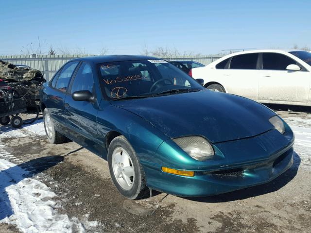 1G2JB52T6V7531032 - 1997 PONTIAC SUNFIRE SE GREEN photo 1