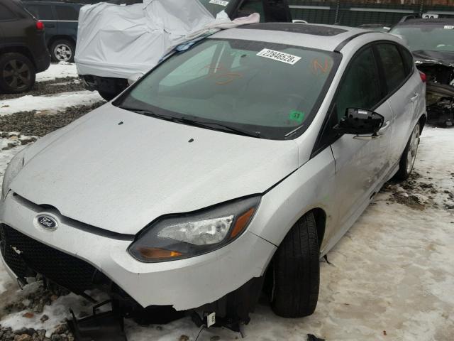 1FADP3L92DL378209 - 2013 FORD FOCUS ST SILVER photo 2