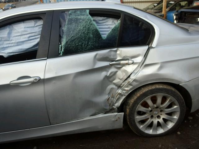 WBAVD53508A282903 - 2008 BMW 335 XI SILVER photo 9