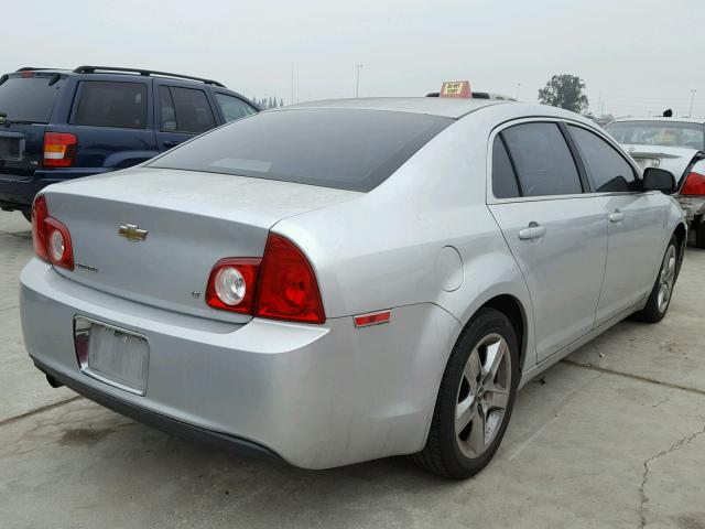 1G1ZH57B494111668 - 2009 CHEVROLET MALIBU 1LT SILVER photo 4