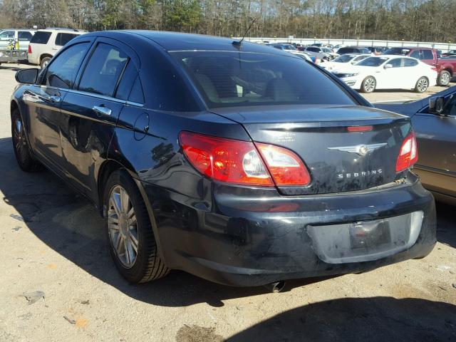 1C3LC66M77N652116 - 2007 CHRYSLER SEBRING LI BLACK photo 3