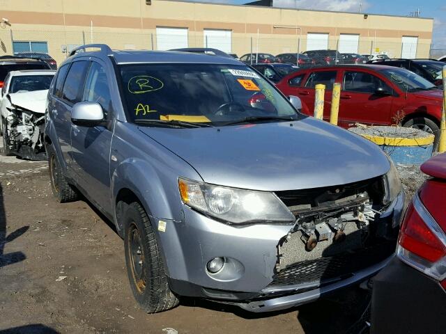 JA4MT41X28Z602556 - 2008 MITSUBISHI OUTLANDER SILVER photo 1