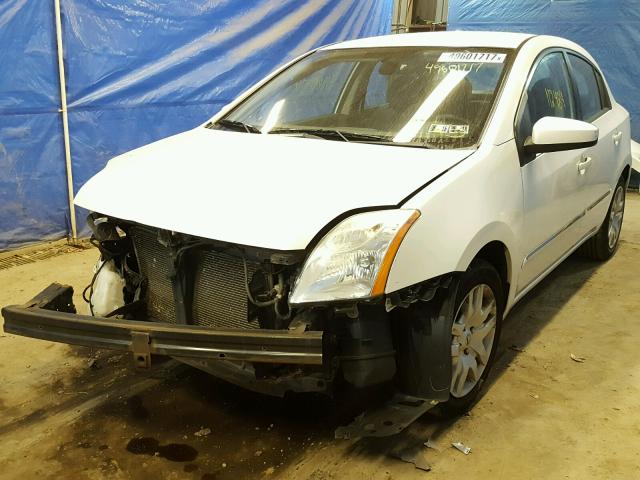 3N1AB6AP4BL717197 - 2011 NISSAN SENTRA 2.0 WHITE photo 2