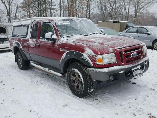 1FTZR45E36PA76496 - 2006 FORD RANGER SUP RED photo 1