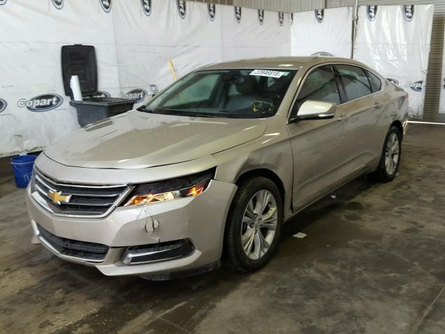 2G1125S3XF9248802 - 2015 CHEVROLET IMPALA LT BEIGE photo 2