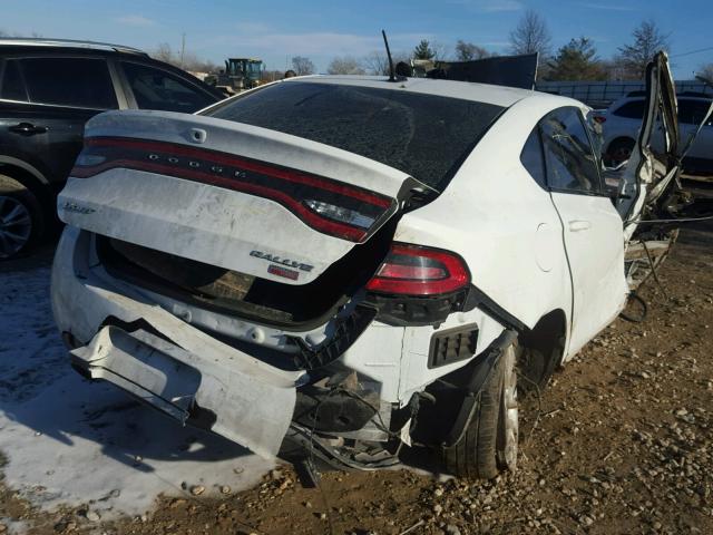 1C3CDFBH0DD153746 - 2013 DODGE DART SXT WHITE photo 4