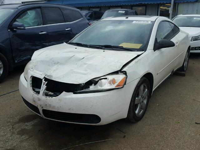 1G2ZH158664139284 - 2006 PONTIAC G6 GT WHITE photo 2