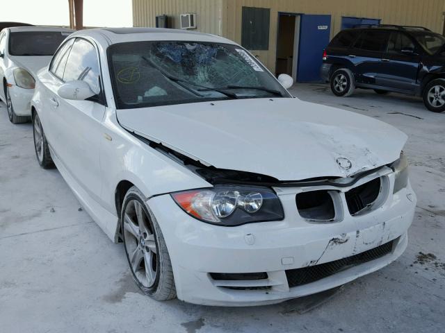 WBAUP73598VF08043 - 2008 BMW 128 I WHITE photo 1