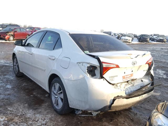 5YFBPRHE2GP383142 - 2016 TOYOTA COROLLA EC 白色 照片 3