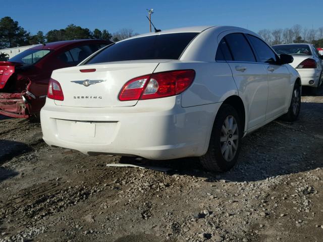 1C3LC46R18N179119 - 2008 CHRYSLER SEBRING LX WHITE photo 4