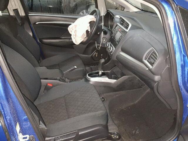 JHMGK5H56GX003684 - 2016 HONDA FIT LX Bleu photo 5