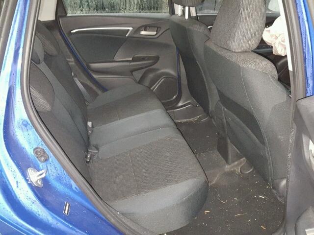 JHMGK5H56GX003684 - 2016 HONDA FIT LX Bleu photo 6